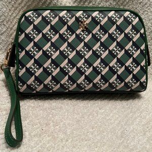 NWOT Tory Burch Geo Logo Essentials Pouch Style # 82395